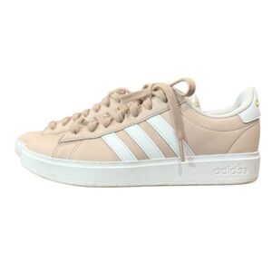 adidas Women Grand Court Cloudfoam Lifestyle Comfort Sneakers Beige White SZ 6.5